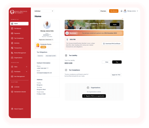 Kenya Revenue Authority - eCitizen